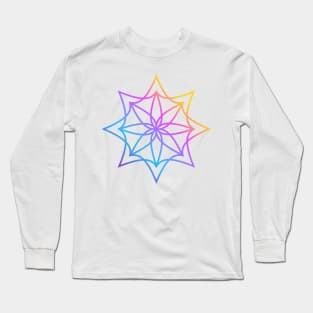 abstract flower illustration Long Sleeve T-Shirt